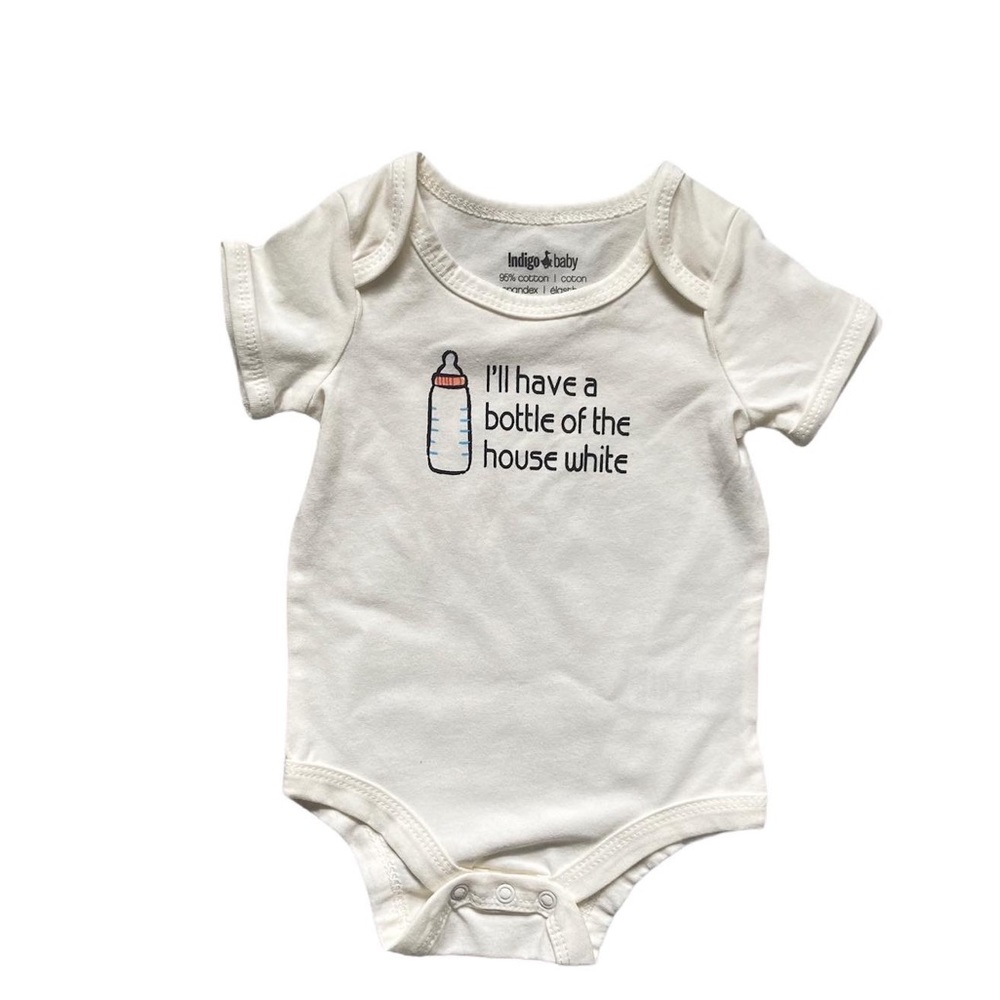 Indigo onesie 3-6 months